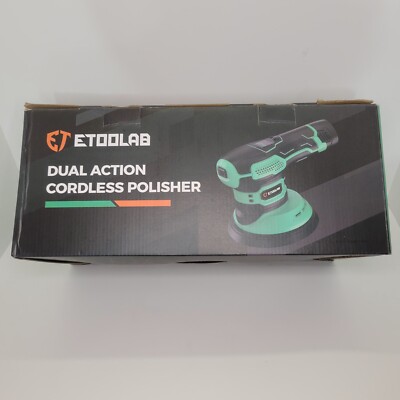 ETOOLAB Dual Action Cordless Car Buffer and Polisher Kit