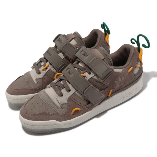 

adidas Originals FiSN x Forum 84 Низкие темно-коричневые мужские повседневные кроссовки GV9223, Коричневый, Forum 84 Low