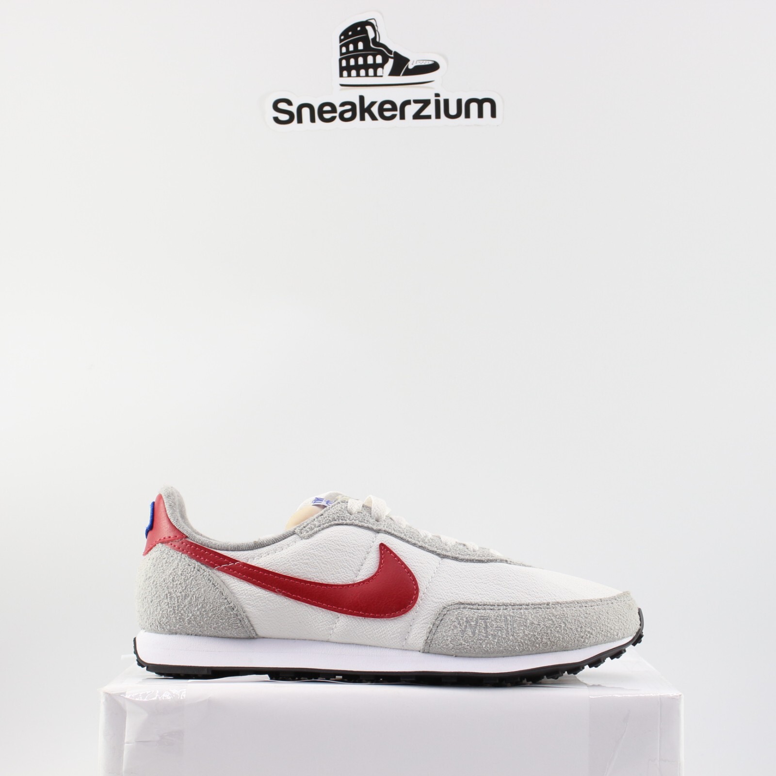 

Мужские кроссовки Nike Waffle Trainer 2 White-Light Smoke Grey-Royal DJ6054-101, размер 8,5, новые, White-light smoke grey-hyper royal-gym red, Nike Waffle Trainer