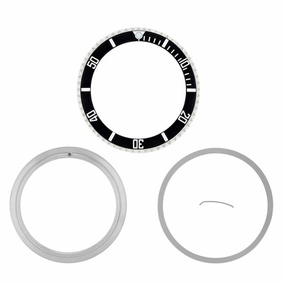 BEZEL + INSERT CERAMIC FOR GINAULT OCEAN ROVER I 181070GSLID 181270LSILN ENGRAVE