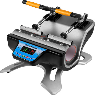 2in 1 Mug Heat Press 11Oz Digital Sublimation Transfer for DIY Coffee Cup 280W