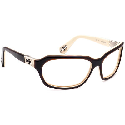 小物 CHROME HEARTS INJECTED Chrome Hearts Sunglasses Frame Only Injected T-K Brown