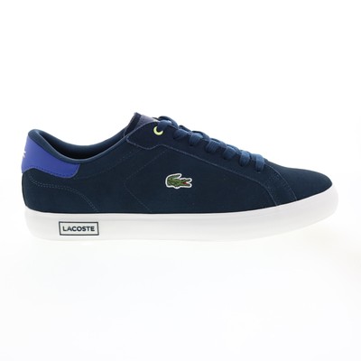 Lacoste Powercourt 222 1 7-44SMA0025J18 Мужские синие кроссовки Lifestyle Обувь 8