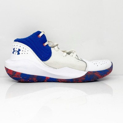 

Кроссовки Under Armour Boys Jet 21 3024794-100 Белые Баскетбольные Размер 7Y, Белый, Jet 21