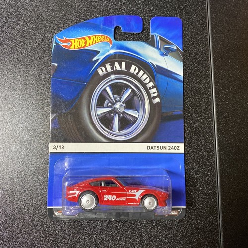 Hot Wheels Datsun 240Z Heritage: Real Riders 3/18 with Card