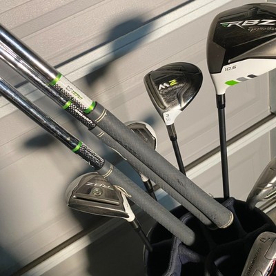 LEFT HANDED TaylorMade RBZ Mens Golf Club Set With Taylormade Bag