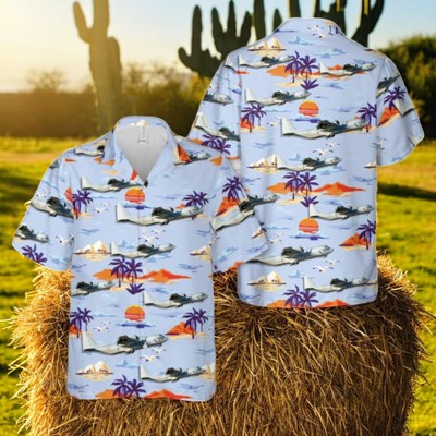 US Marine Corps Lockheed KC 130T 30 Hercules L 382 Hawaiian Shirt