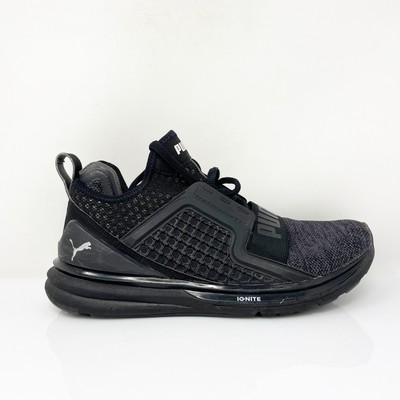

Puma Boys Ignite Limitless Knit 190064 02 Черные кроссовки для бега Размер 5.5C, Черный, Ignite Limitless Knit