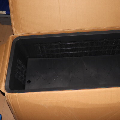 Keter Splendor 29.8 in. H x 44.9 in. W Anthracite Raised Garden Bed