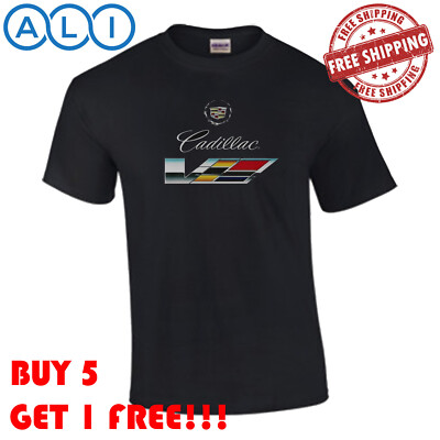 NEW LIMITED EDITION Cadillac CTS-V Logo Racing T-Shirt Funny Size S-5XL Men's