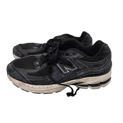 New Balance 2002R Black Dark Grey Suede Mesh Sneakers GC2002BK Mens 5 / Kids 5