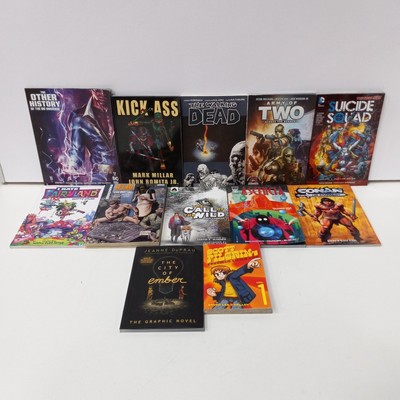 12pc Bundle of Mixed Variety Paperback Graphic Novels