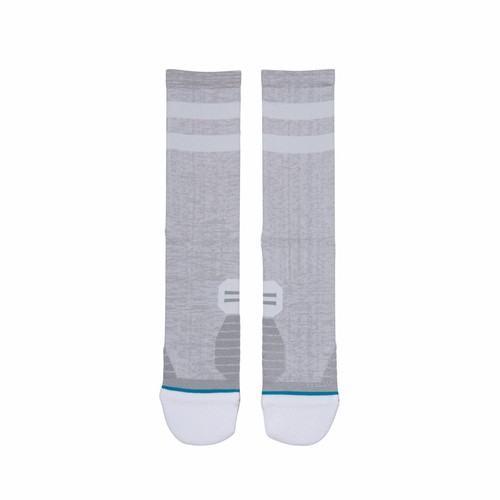 STANCE Men's Feel 360 Uncommon Solids Crew RUN Socks ~ Sz XL Shoe 13-16 Gray