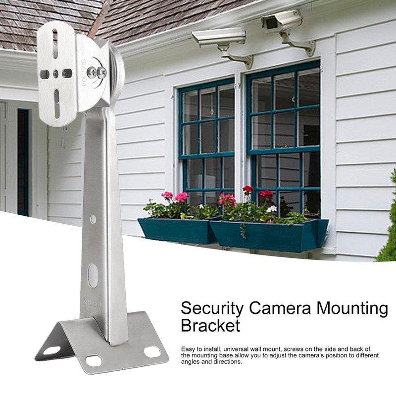 Security Camera Mounting Bracket 304 Stainless Steel Mount Pole