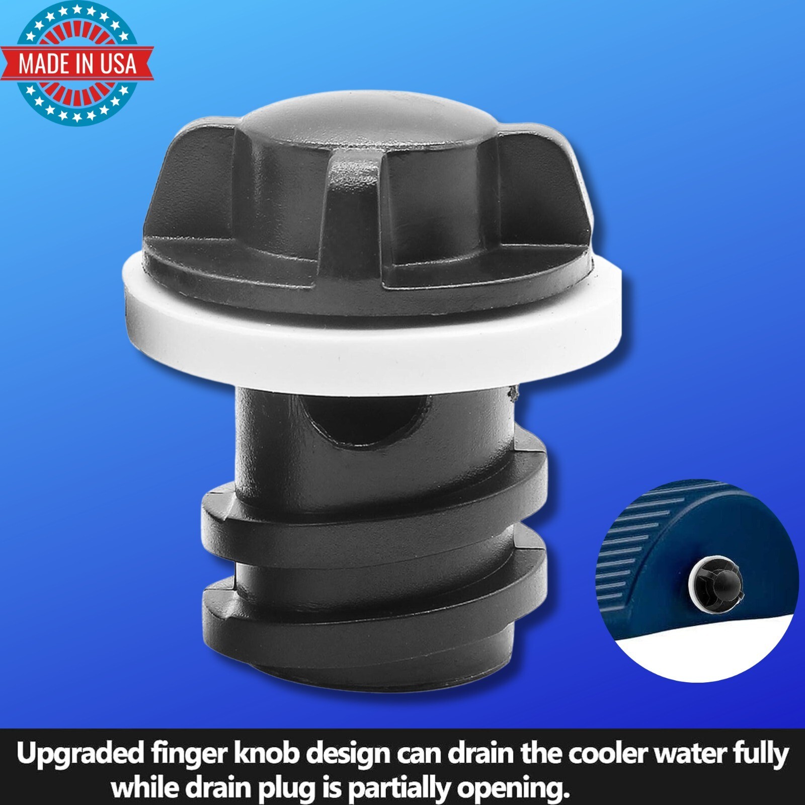 Drain Plug Replacement Drain Plug W/ Hose Connection For Yeti Tundra