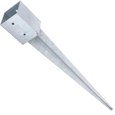 Heavy Duty Galvanised Drive-In Fence Post Support Spike Anchor Stake