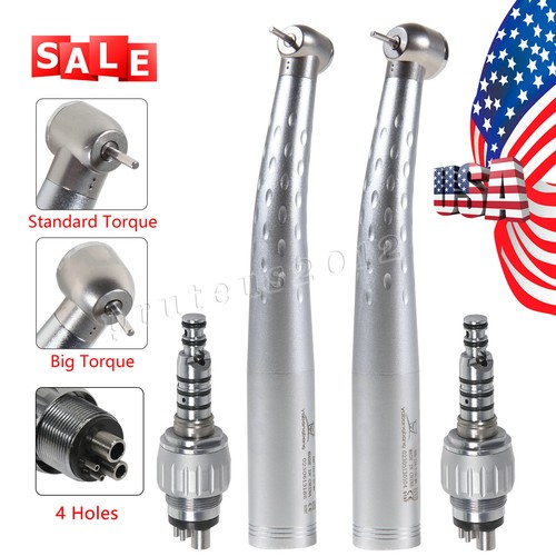 KAVO Style Dental High Speed Handpiece Turbine +4 Hole Quick Coupler 360° Swivel