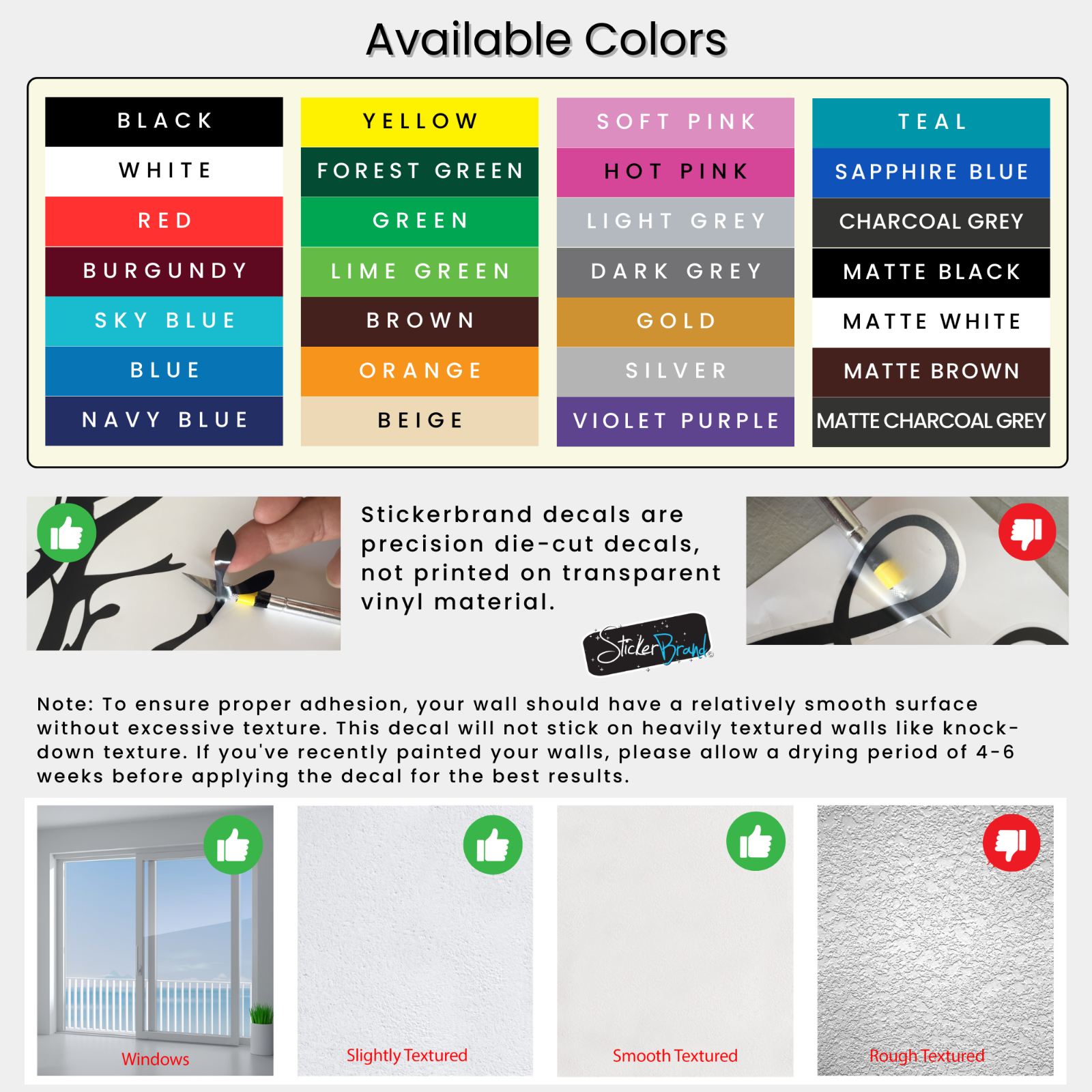 Large Palm Tree Wall Decal Sticker. Nursery Room Tree Wall Sticker. #132