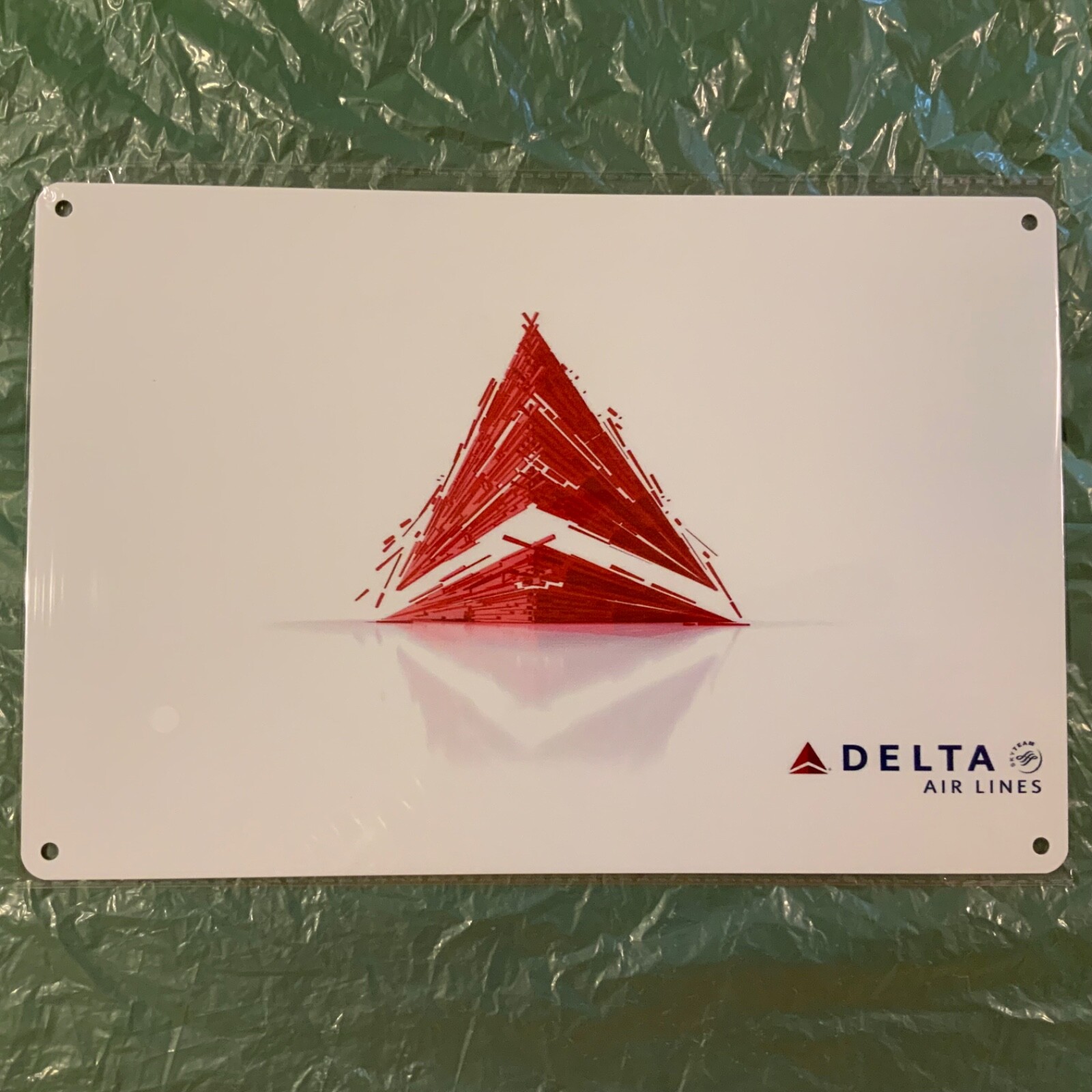 DELTA デルタ航空 看板 (61㎝) ★非売品・航空会社使用品★希少品★ DELTA デルタ航空 看板 (61㎝) ☆非売品・航空会社使用品☆希少