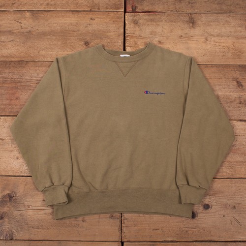 champion olive green sweatshirt