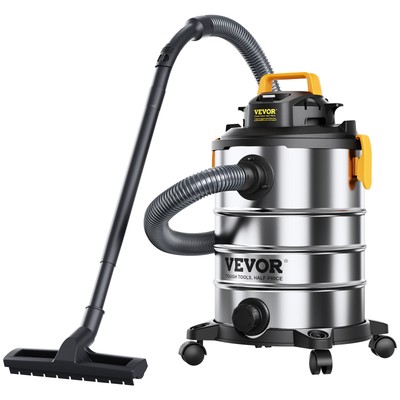 VEVOR Wet Dry Shop Vac Vacuum 8 Gallon 6 Peak HP Cleaner Hose Stainless Steel