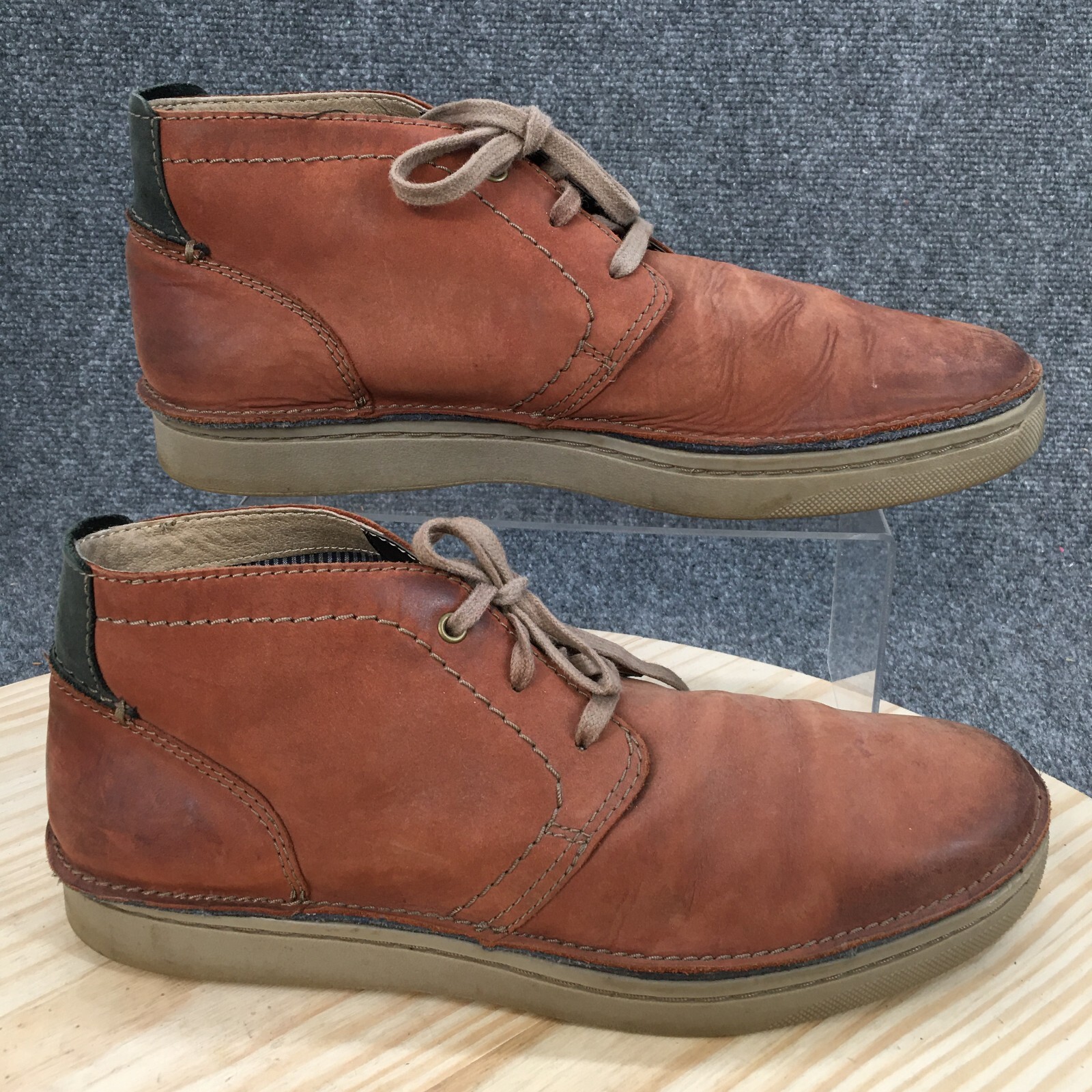 clarks boots brown