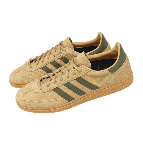 adidas Originals Handball Spezial Golden Beige Focus Olive Gum Men Casual JQ8298
