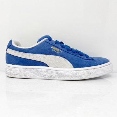 Мужские кроссовки Puma Suede Classic Plus 352634 64 Blue Casual Shoes Размер 4