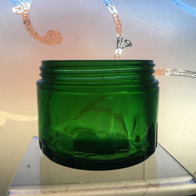Bottles Jars Vintage Green Glass