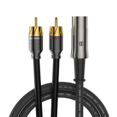 5-Pin DIN Male MIDI Cable to 2 Dual RCA Male Plug Audio Cable For Naim Quad 