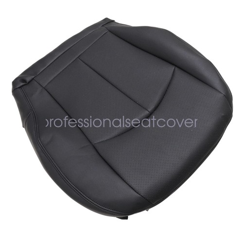 For 2003-09 Mercedes Benz E550 E300 E350 Passenger Bottom PERF Seat Cover Black