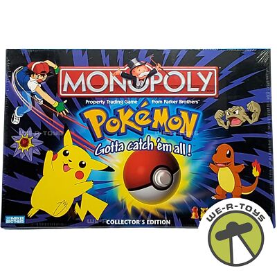 【新品未使用】pokemon MONOPOLY ポケモン　モノポリー Pokémon Monopoly Collector's Edition 1999 Hasbro NRFB