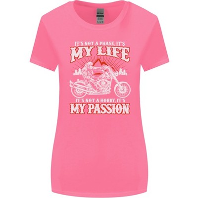 T-Shirt Femme À Coupe Large Moto Ma Passion Motard