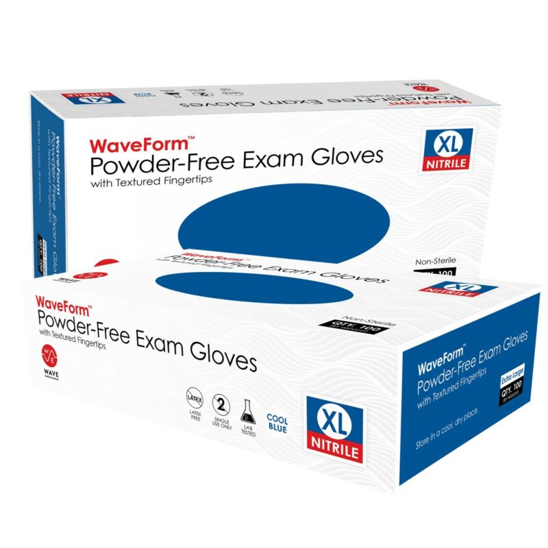 1000 Nitrile Disposable Gloves Powder-free Latex-free 4 Mil Exam/medical Gloves