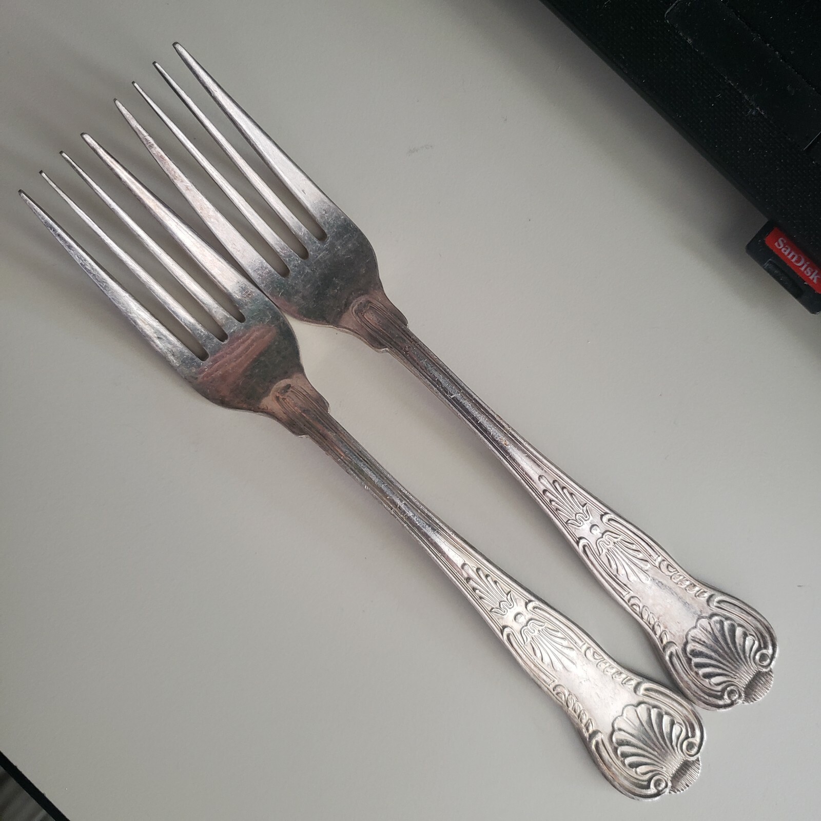 フルーツフォーク　銀　　SILVER　VINTAGE フルーツフォーク6本セット フランス アンティーク テーブル