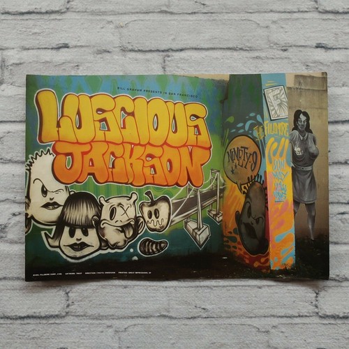 1995 Barry Mcgee Twist Print Art for Luscious Jackson Show
