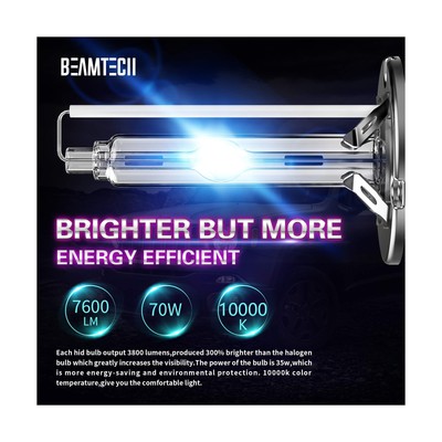 BEAMTECH H11 Led Fog Light Bulb D1S 10000K HID Bulbs
