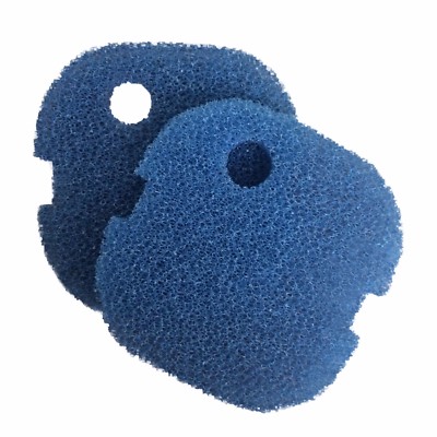 2 x Compatible AquaOne AQUIS 700/750 and 500/550 Blue Coarse Foam Filter Pads