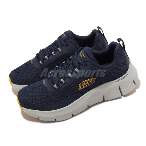 Мужская повседневная обувь Skechers Flex Comfort-Serron Navy Orange LifeStyle 232686-NVOR