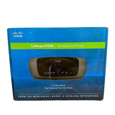 Linksys E 1000 Wireless N Router Cisco Open Box