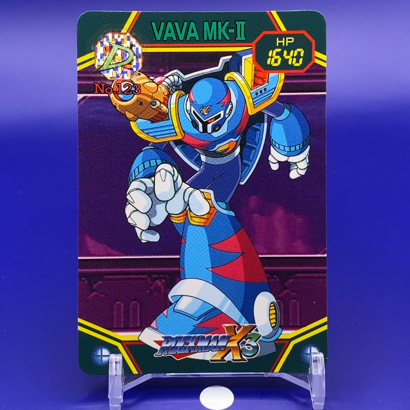 邦楽 masamania VAVA MK-II Rockman X3 Card No.123 Bandai 1995 Japanese Japan