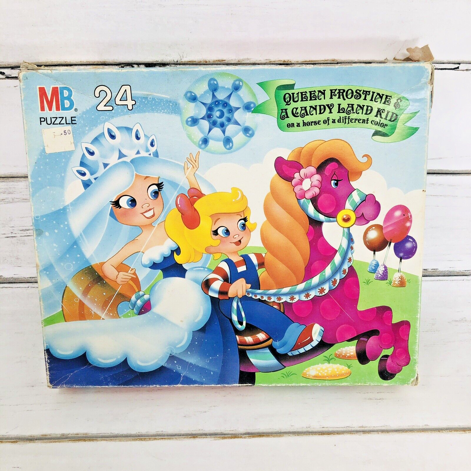 ジグソーパズル CANDY LAND Vintage Candyland 24 Piece Puzzle, Milton Bradley Candyland