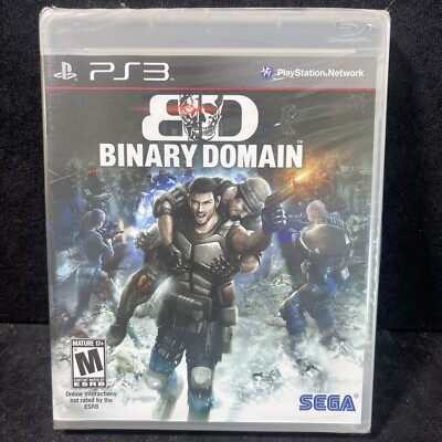 Binary Domain (Sony PlayStation 3, 2012) Brand New factory Sealed 