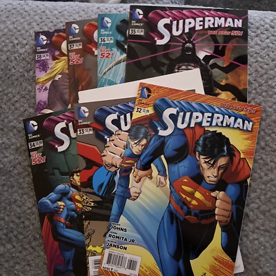 Superman 32 33 34 35 36 37 38 John Romita Jr Cover DC Written by Geoff Johns