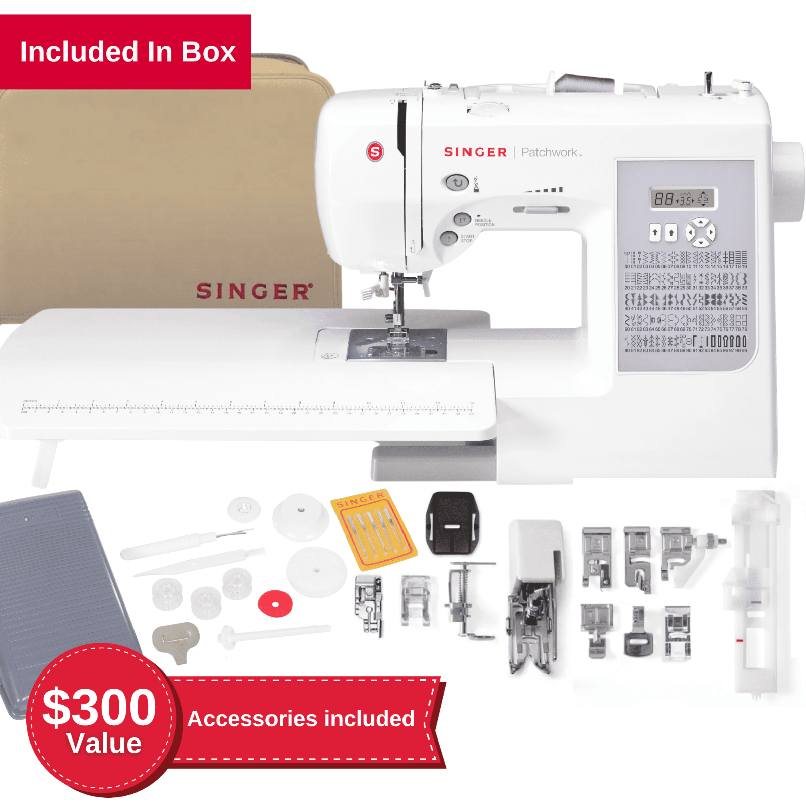 NIB Singer #7285Q Patchwork Plus Sewing Machine Quilting