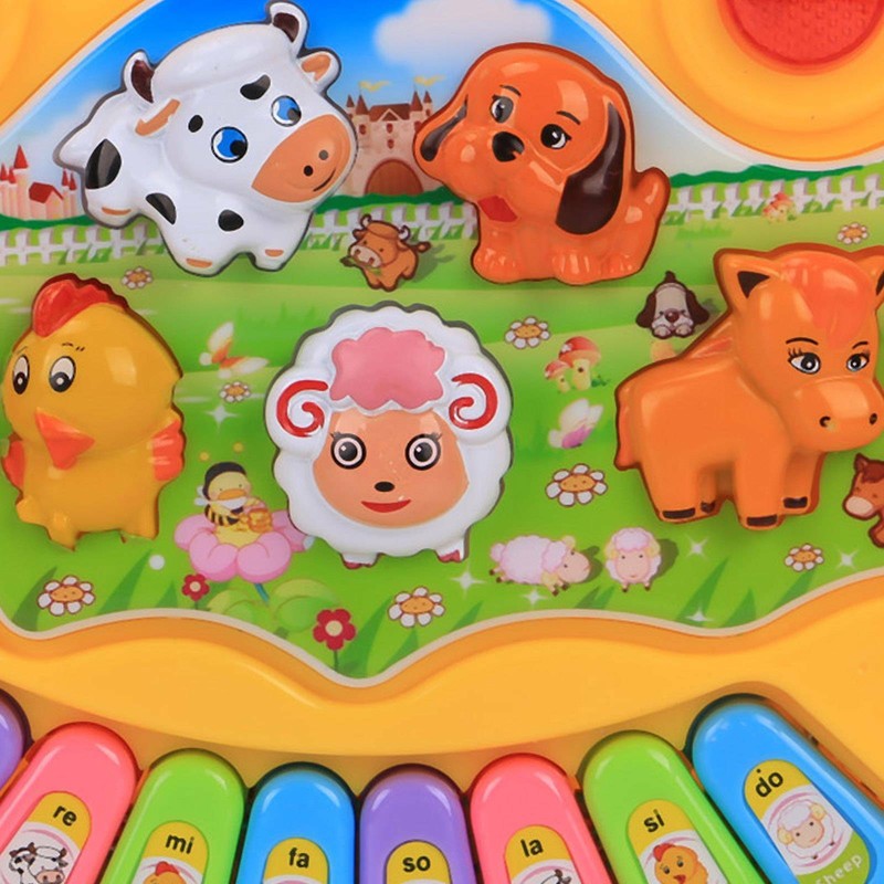 Musical Educational Animal Farm Piano Developmental Music Toys for Baby Kids UK Musical Educational Animal Farm Piano Developmental Music Toys for Baby Kids UK