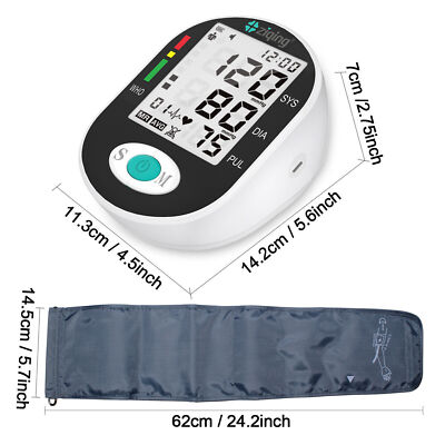 Digital Pulse Heart Rate Machine Large Cuff 22-44cmBlood Pressure Monitor Arm