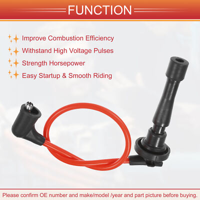 4pcs Spark Plug Wire Ignition Coil Cable No.32700PHK003 for Acura Integra 96-01