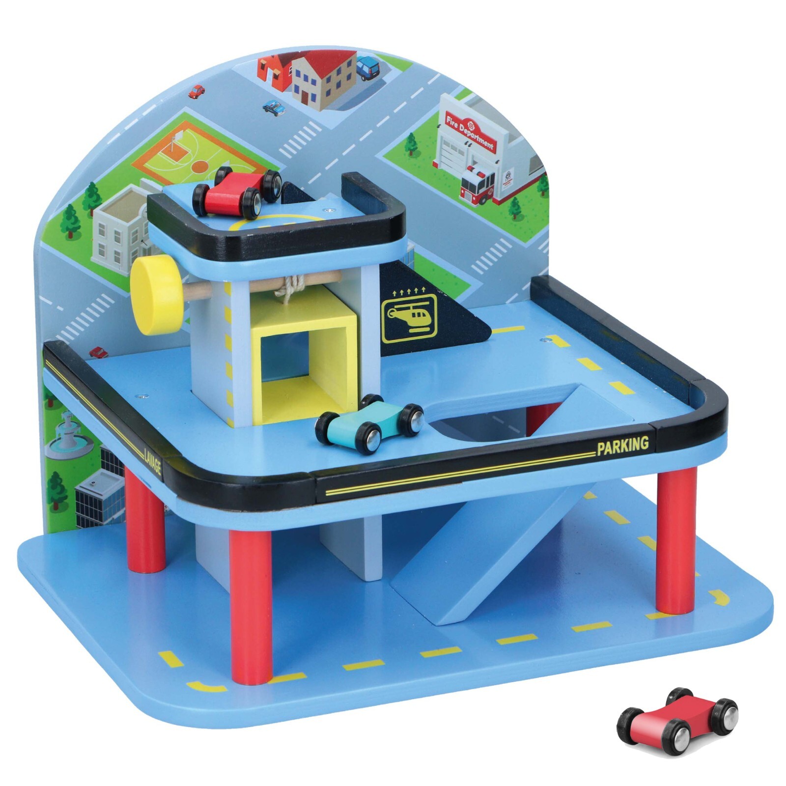 【メロンソーダ】have fun garage PLATE SET Hot Wheels City Ultimate Garage Playset, 4 Levels, 2 Cars