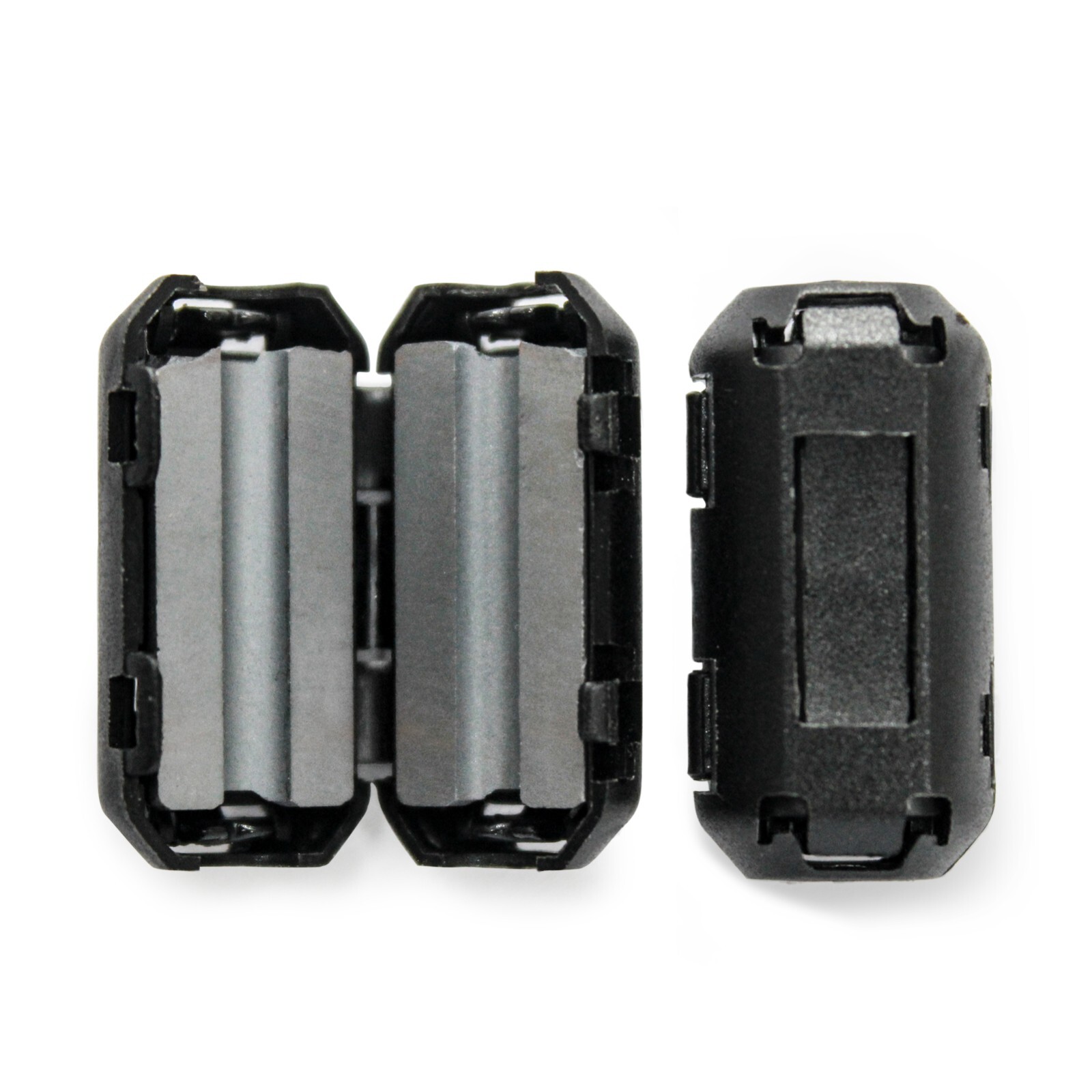 10/20PCS Ferrite Beads Clip-on Ring Core RFI EMI Noise Filter Clamp Choke Coil